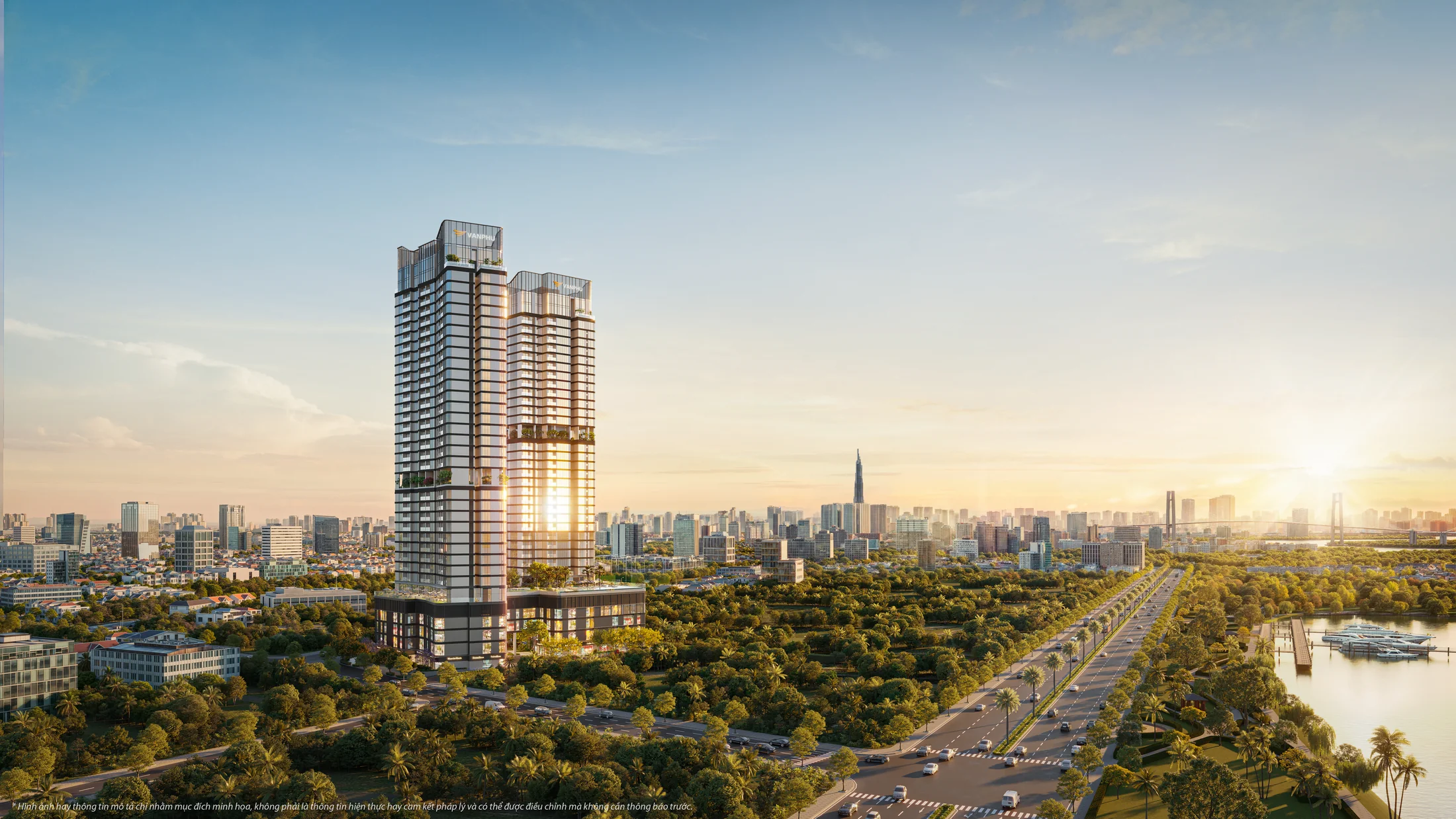 Vị trí Vlasta Premier Phú Thuận – đường Đào Trí Q7 ven sông Sài Gòn